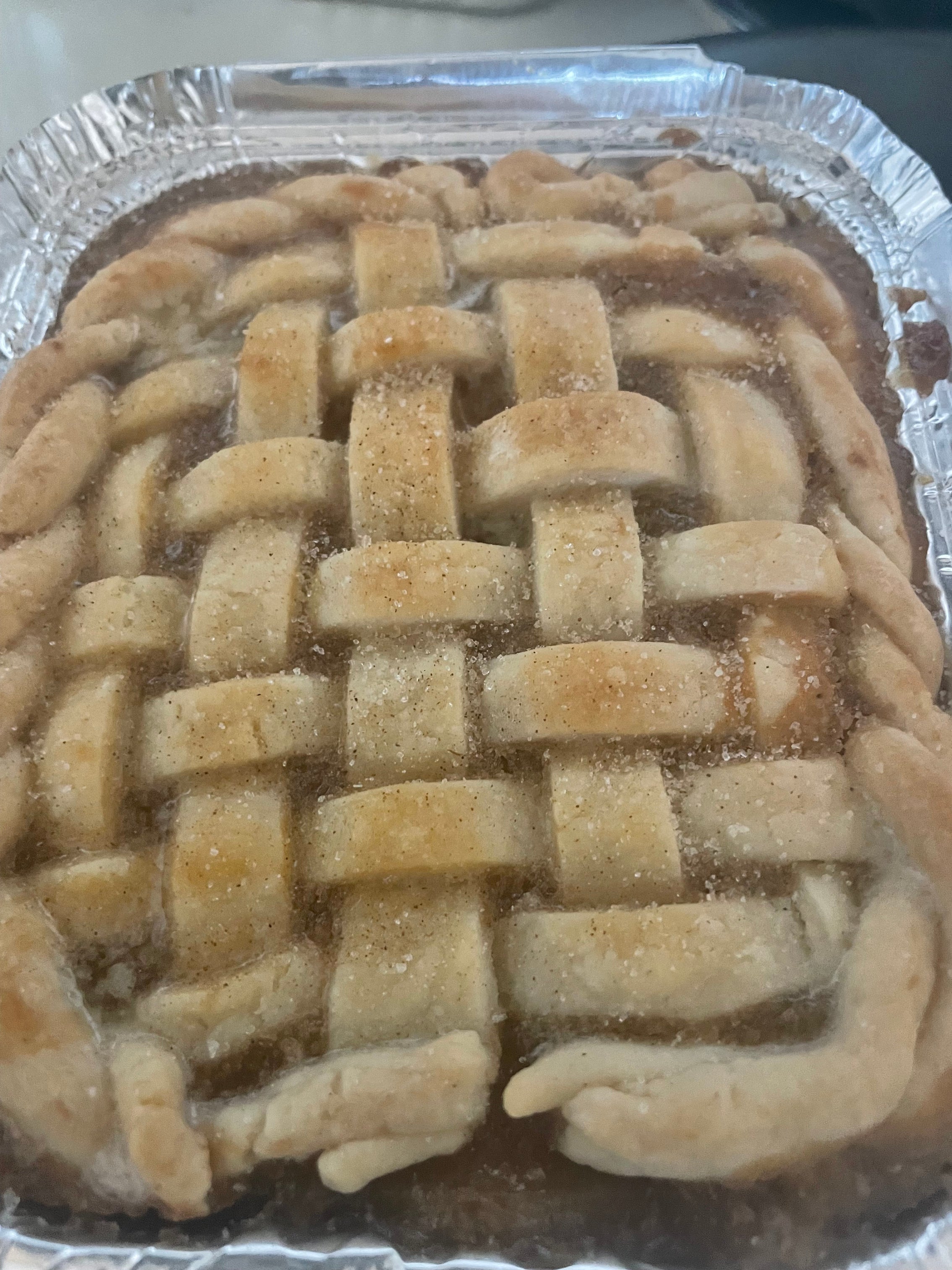 Peach cobbler
