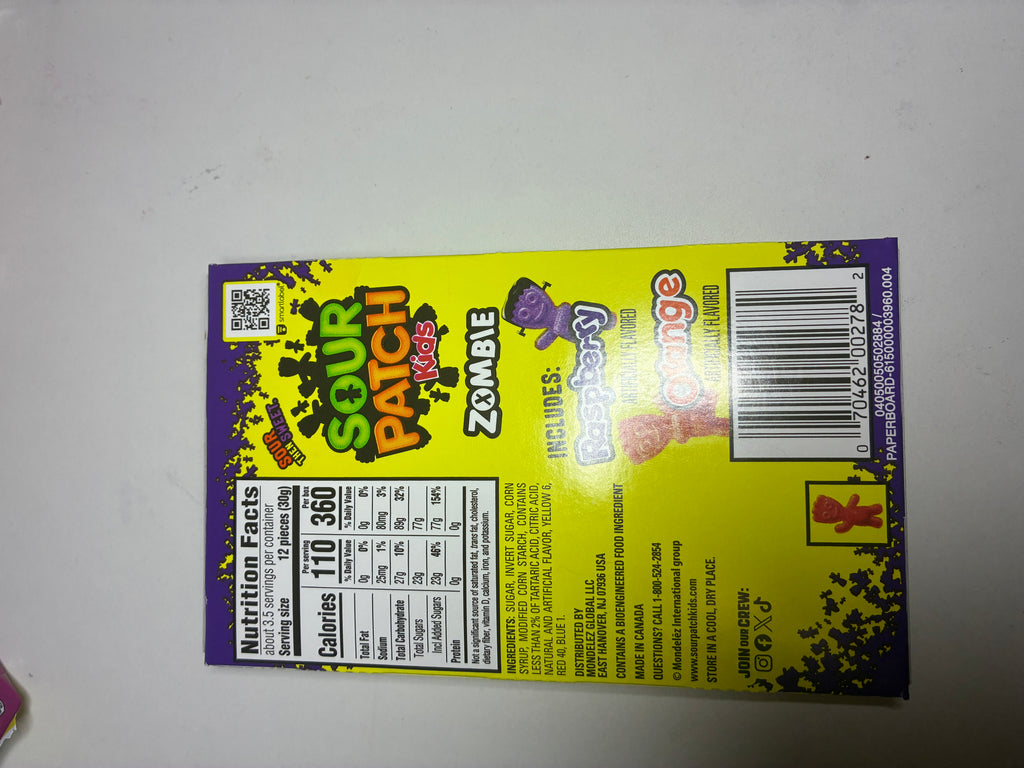 Sour patch kids zombies