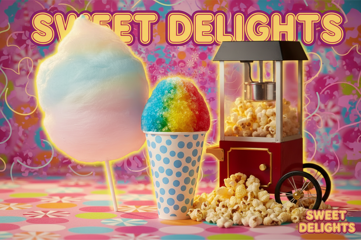 Groovy Cotton Candy Snow Cone Popcorn